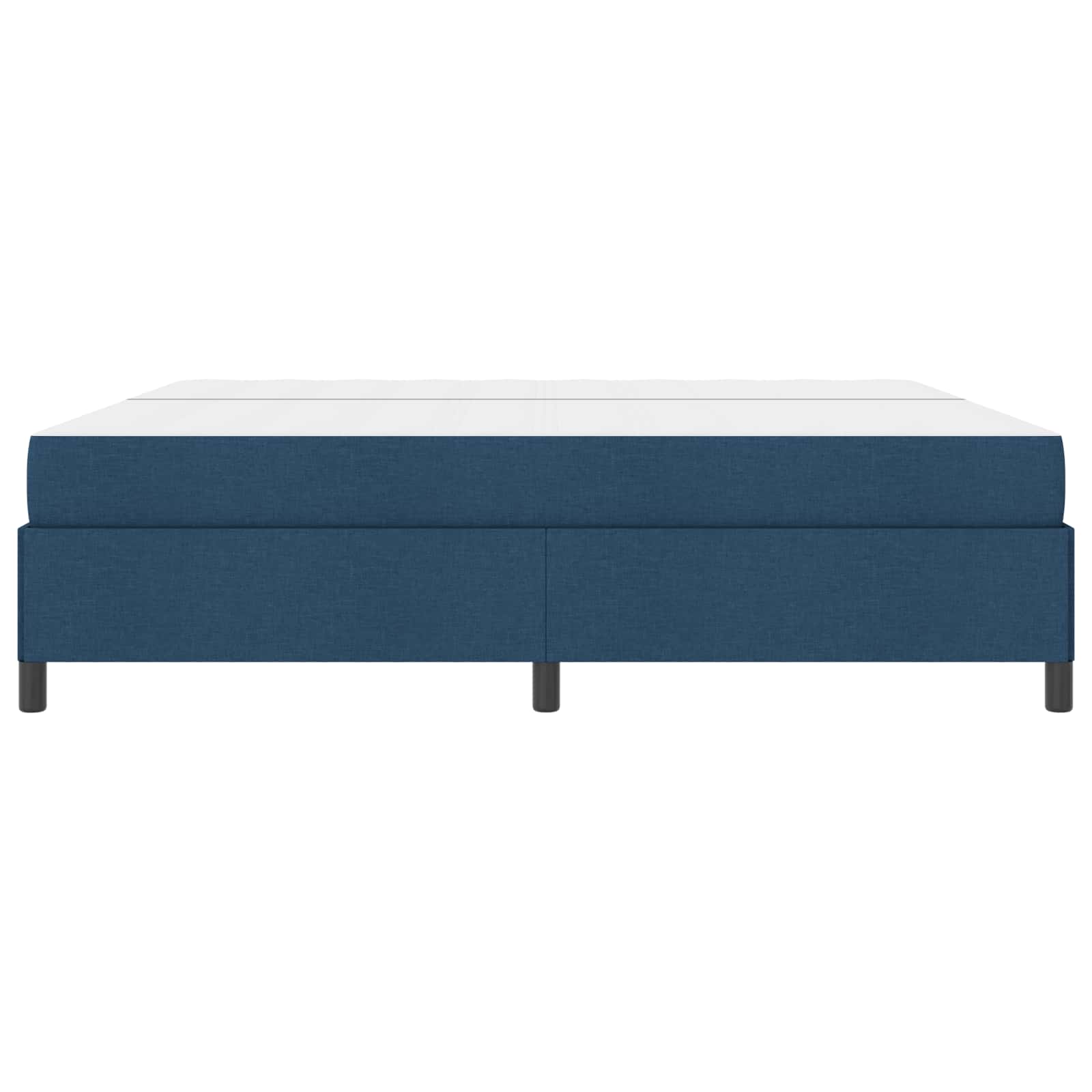 Letto a molle con materasso Blu 200 x 200 cm Tessuto | homemem39