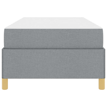 Struttura del letto Grigio chiaro 80 x 200 cm Tessuto | homemem39