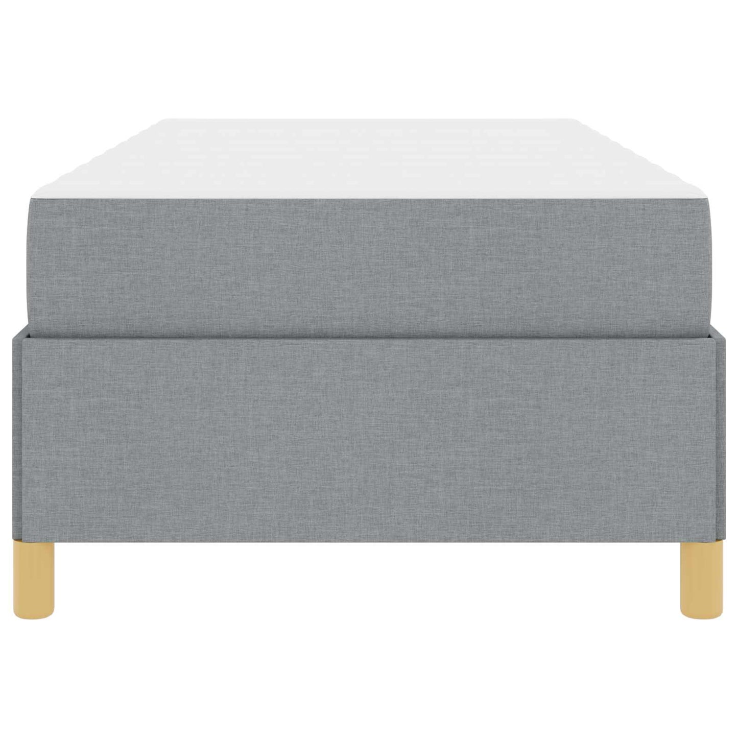 Struttura del letto Grigio chiaro 80 x 200 cm Tessuto