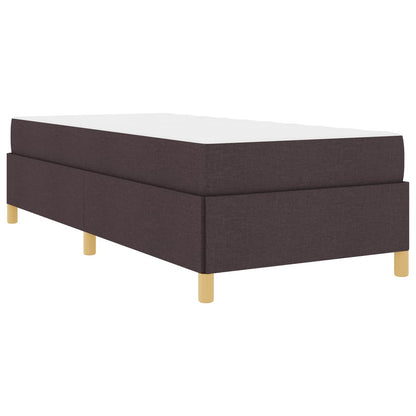 Struttura del letto Marrone Scuro 80 x 200 cm Tessuto | homemem39