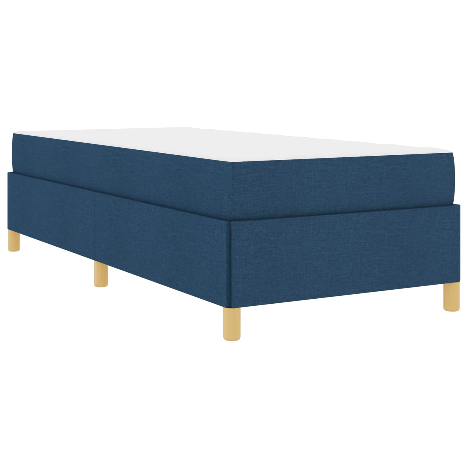 Struttura del letto con materasso Blu 80 x 200 cm Tessuto | homemem39