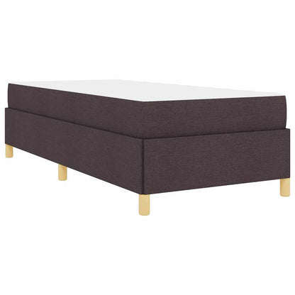 Struttura del letto Marrone Scuro 90 x 190 cm Tessuto | homemem39