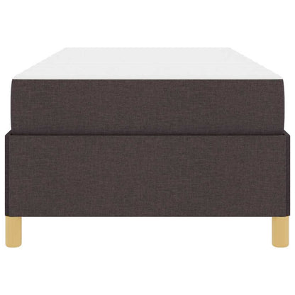 Struttura del letto Marrone Scuro 90 x 190 cm Tessuto | homemem39