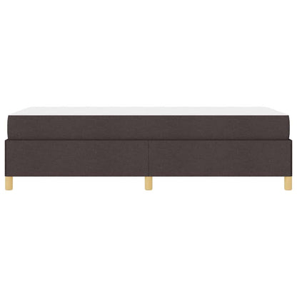 Struttura del letto Marrone Scuro 90 x 190 cm Tessuto | homemem39