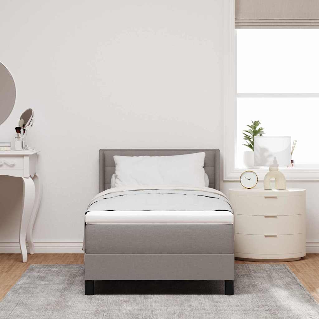 Letto a molle con testiera Talpa 190 x 90 cm Tessuto | homemem39