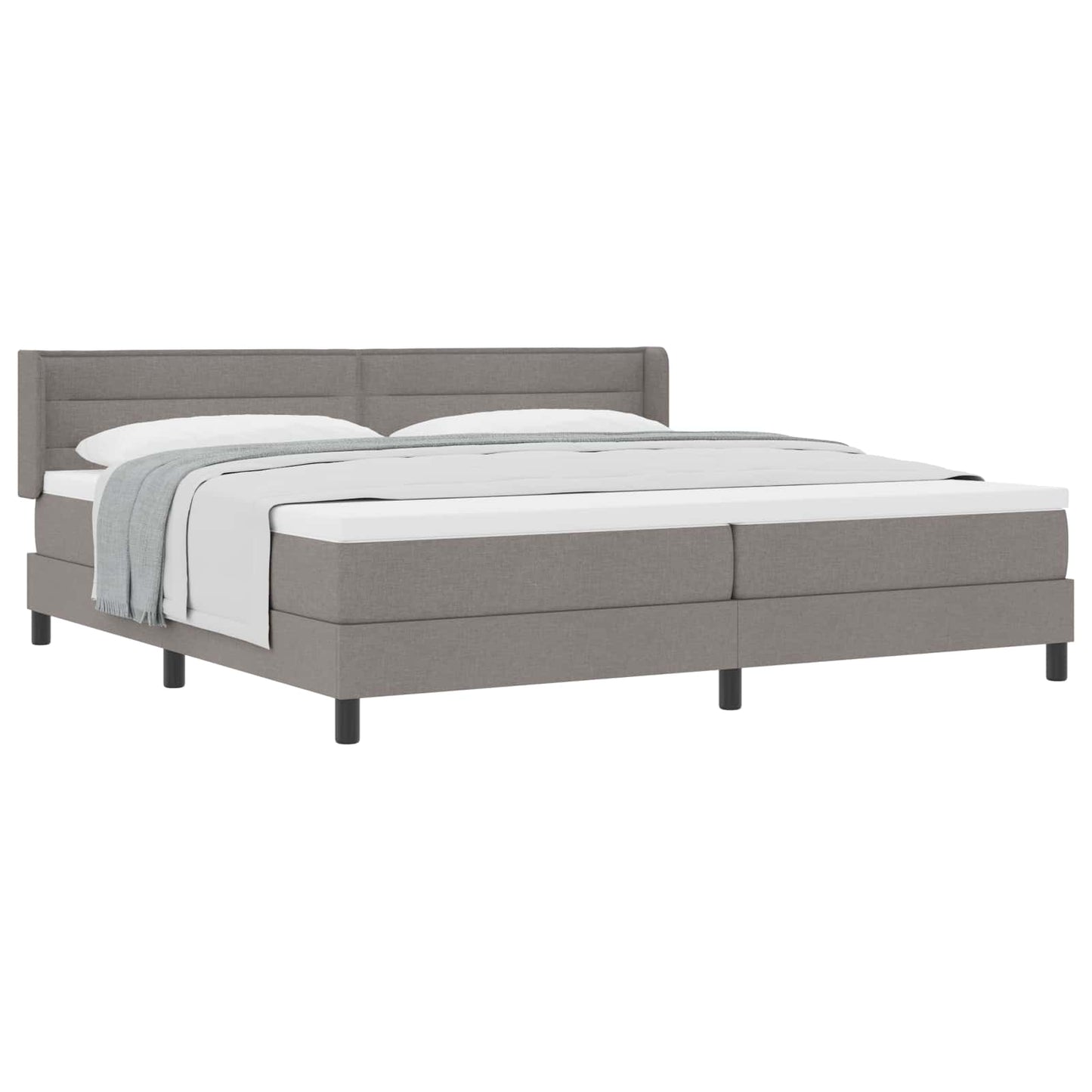 Letto a molle con testiera Talpa 200 x 200 cm Tessuto | homemem39