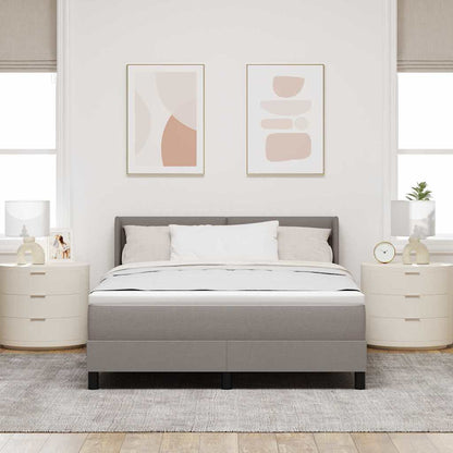 Letto a molle con testiera Talpa 190 x 140 cm Tessuto | homemem39