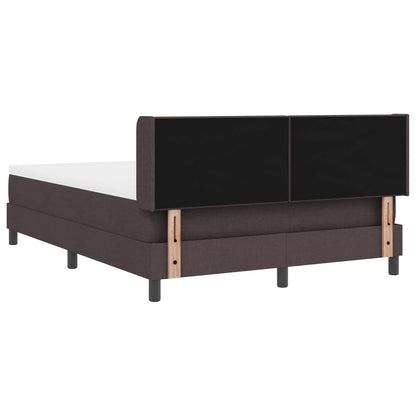 Letto a molle con testiera Marrone Scuro 200 x 160 cm Tessuto | homemem39