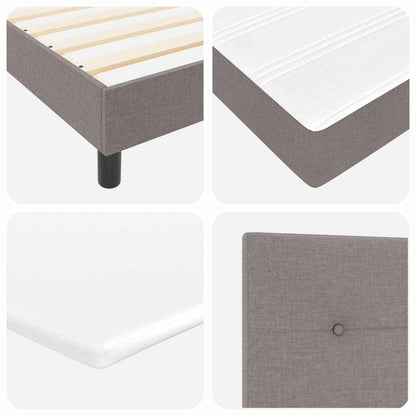 Letto a molle con testiera Talpa 200 x 160 cm Tessuto | homemem39