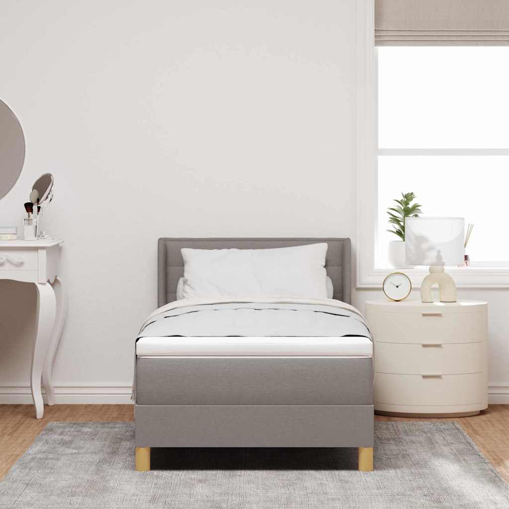 Letto a molle con materasso Talpa 200 x 90 cm Tessuto | homemem39