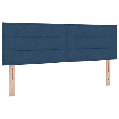 Letto a molle con materasso Blu 200 x 140 cm Tessuto | homemem39