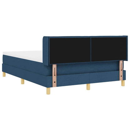 Letto a molle con materasso Blu 200 x 140 cm Tessuto | homemem39