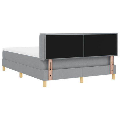 Letto a molle con materasso Grigio chiaro 200 x 160 cm Tessuto | homemem39