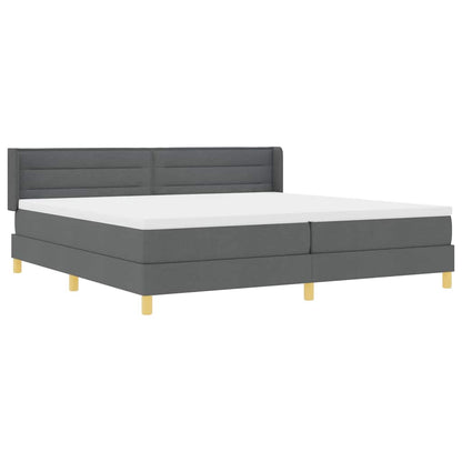 <strong>Letto a Molle< / strong> Grigio scuro 200 x 200 cm