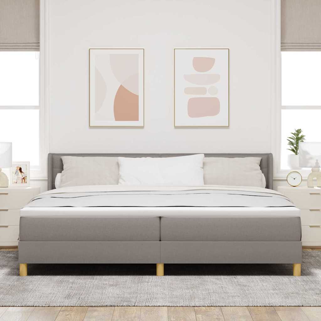 Letto a molle con materasso Talpa 200 x 200 cm Tessuto | homemem39
