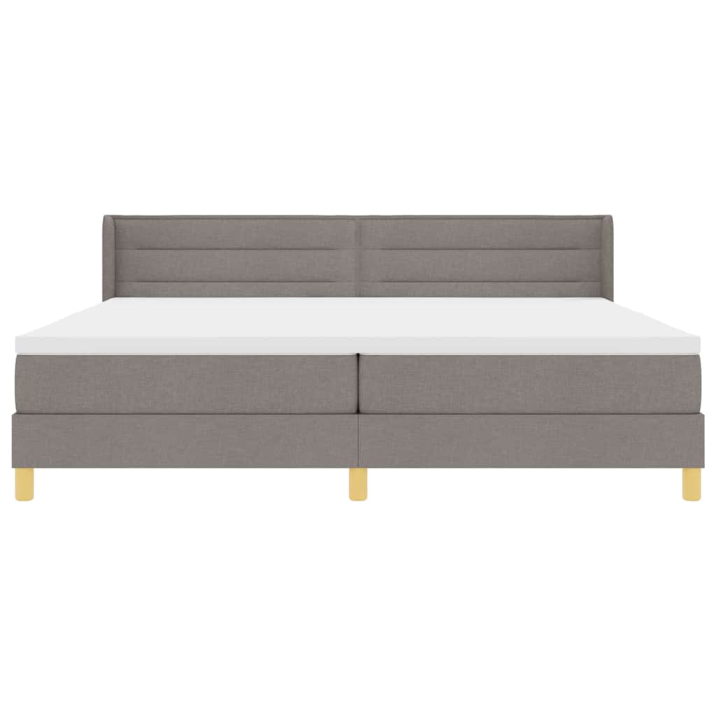 Letto a molle con materasso Talpa 200 x 200 cm Tessuto | homemem39