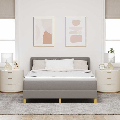 Letto a molle con testiera Talpa 190 x 140 cm Tessuto | homemem39