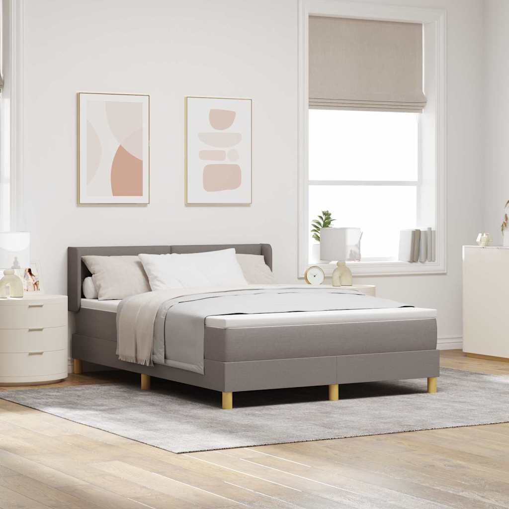 Letto a molle con testiera Talpa 200 x 140 cm Tessuto | homemem39