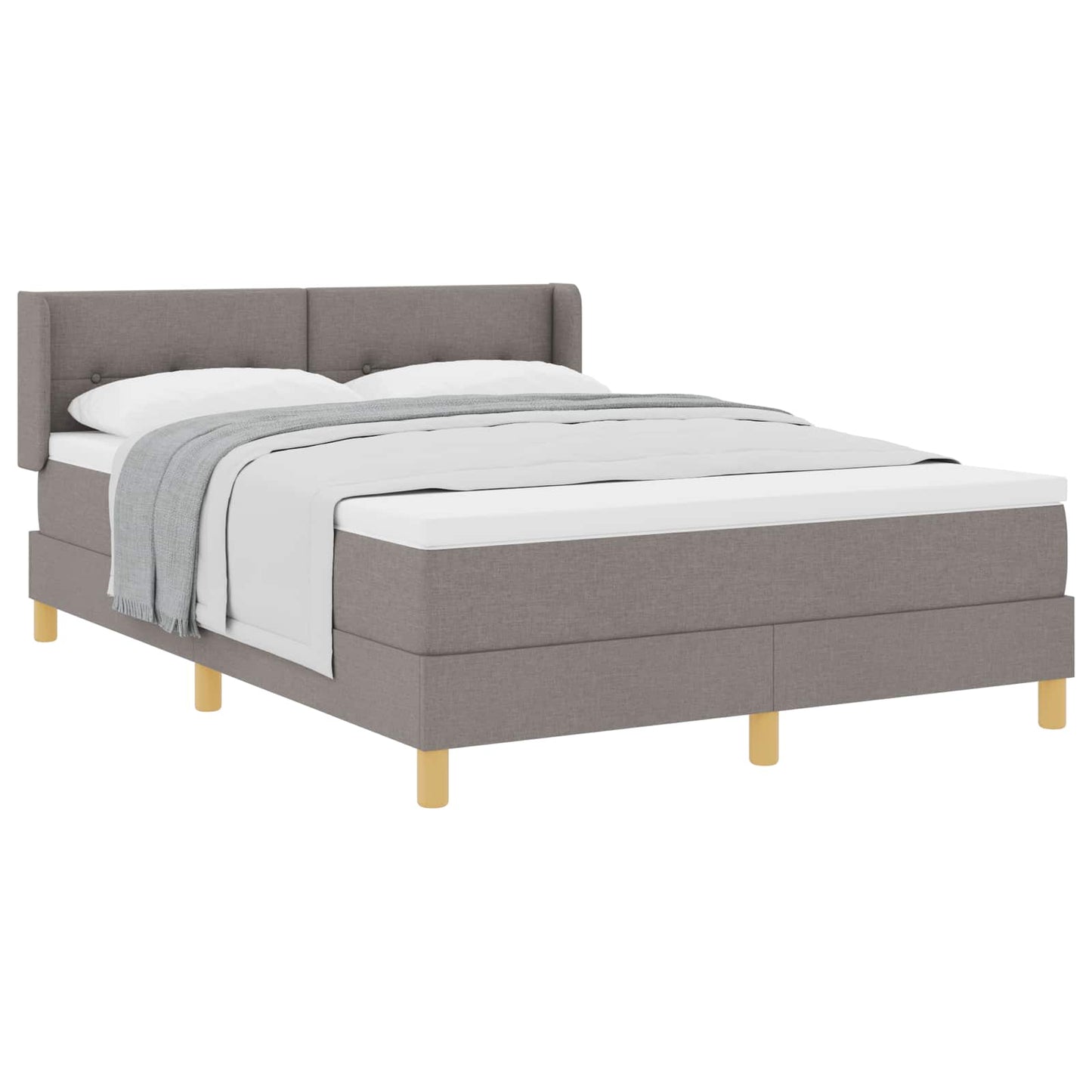 Letto a molle con testiera Talpa 200 x 160 cm Tessuto | homemem39
