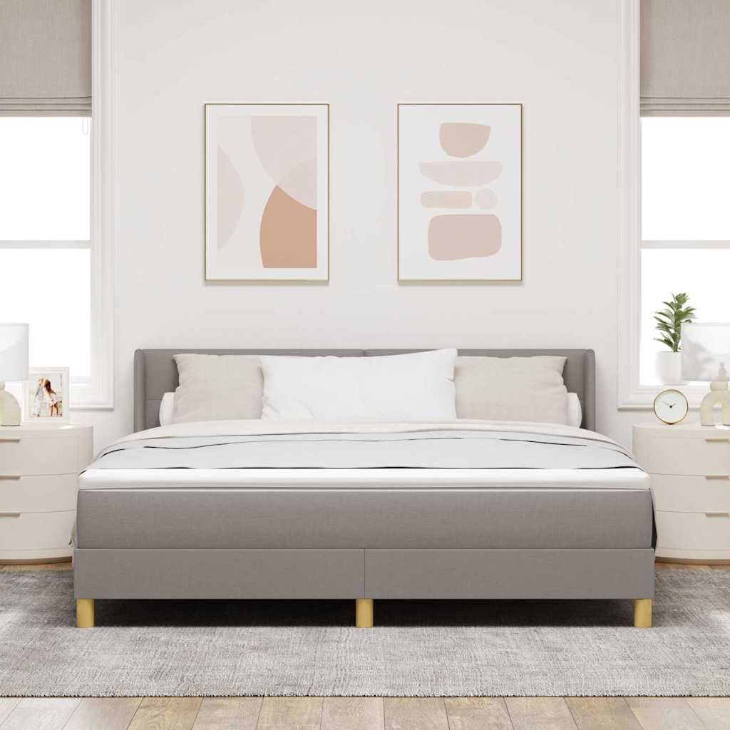 Letto a molle con testiera Talpa 200 x 180 cm Tessuto | homemem39