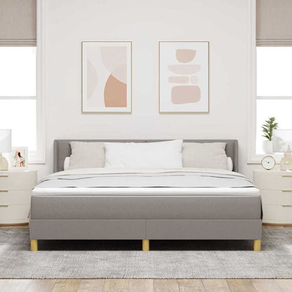 Letto a molle con testiera Talpa 200 x 180 cm Tessuto | homemem39