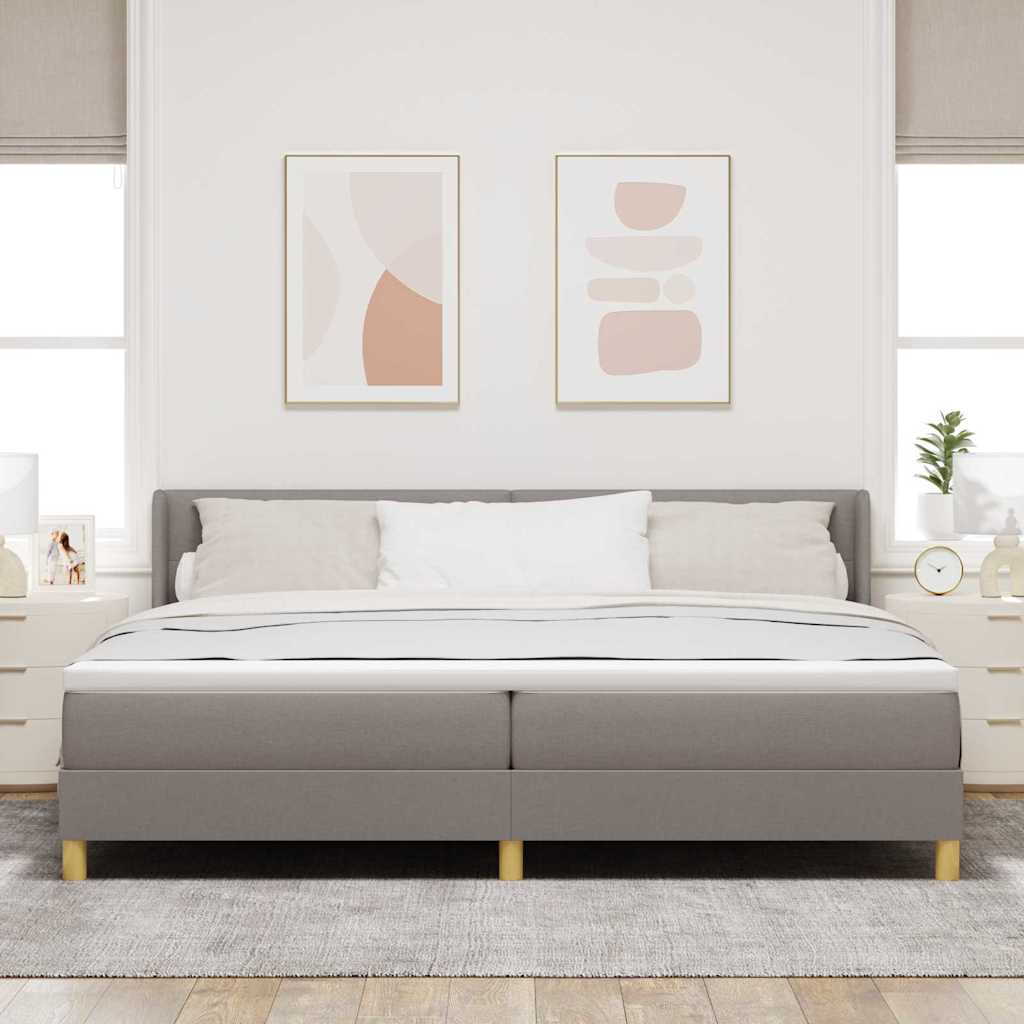 Letto a molle con cuscino Talpa 200 x 200 cm Tessuto | homemem39