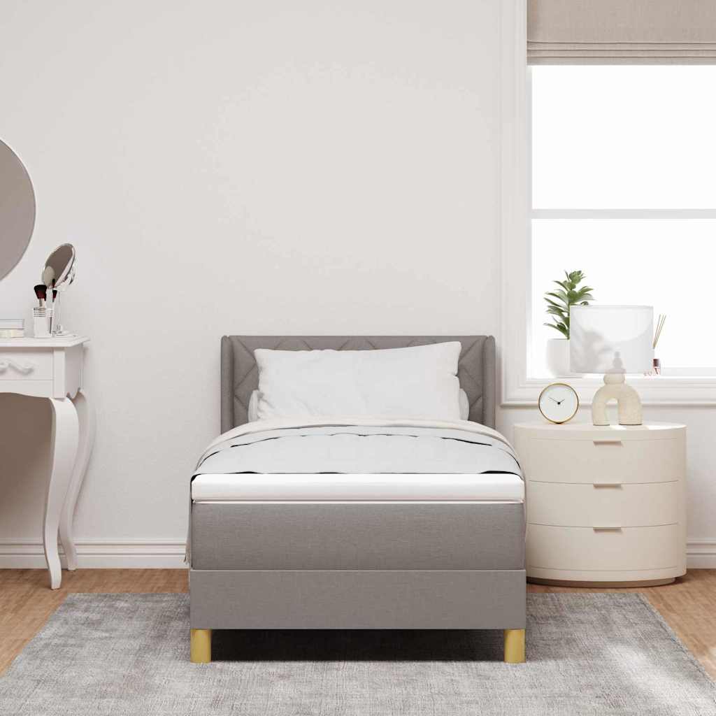 Letto a molle con testiera Talpa 200 x 90 cm Tessuto | homemem39