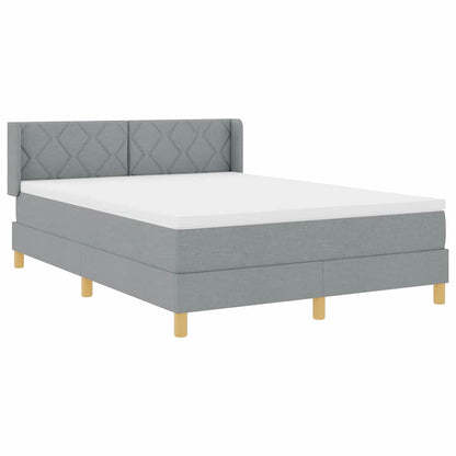 <strong>Letto a Molle< / strong> Grigio chiaro 140 x 190 cm