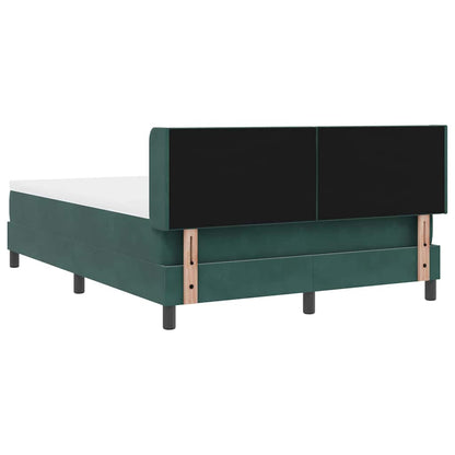 Letto a molle con testiera Verde Scuro 200 x 160 cm Velluto | homemem39