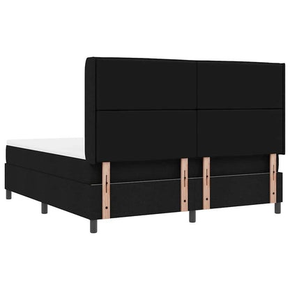Letto a molle con materasso Nero 200 x 180 cm Tessuto | homemem39