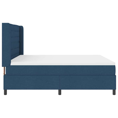 Letto a molle con materasso Blu 200 x 180 cm Tessuto | homemem39