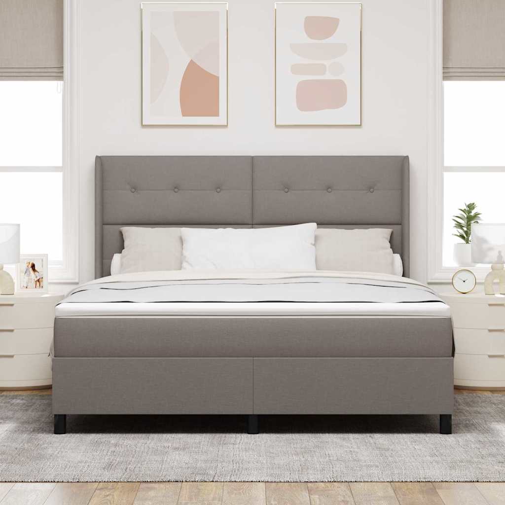 Letto a molle con cuscino Talpa 200 x 180 cm Tessuto | homemem39