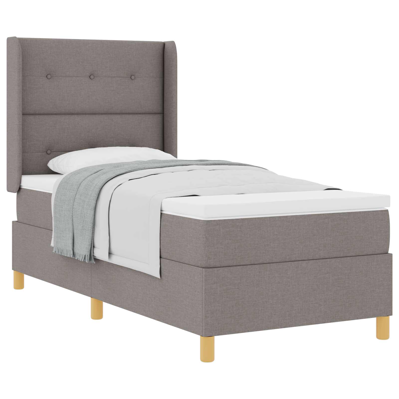 Letto a molle con testiera Talpa 80 x 200 cm Tessuto | homemem39