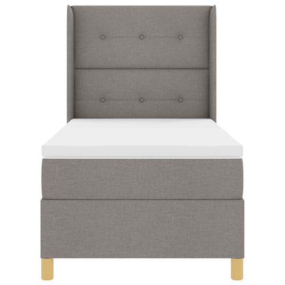 Letto a molle con testiera Talpa 100 x 200 cm Tessuto | homemem39
