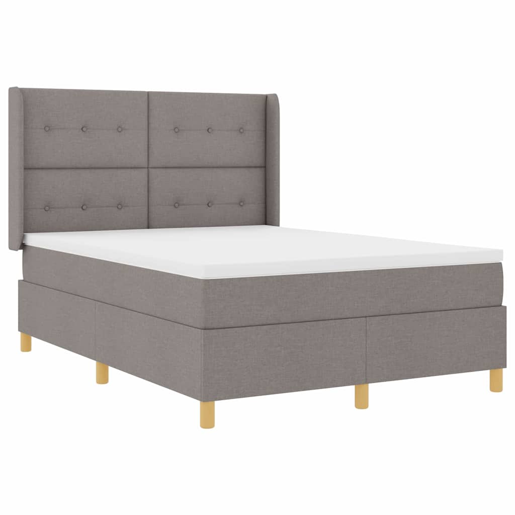 Letto a molle con testiera Talpa 140 x 190 cm Tessuto | homemem39