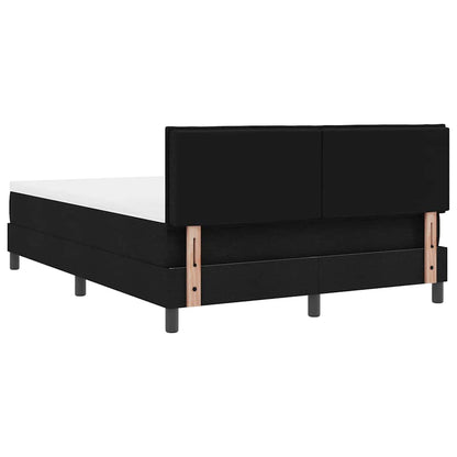 Letto a molle con materasso con led Nero 140 x 190 cm Tessuto | homemem39