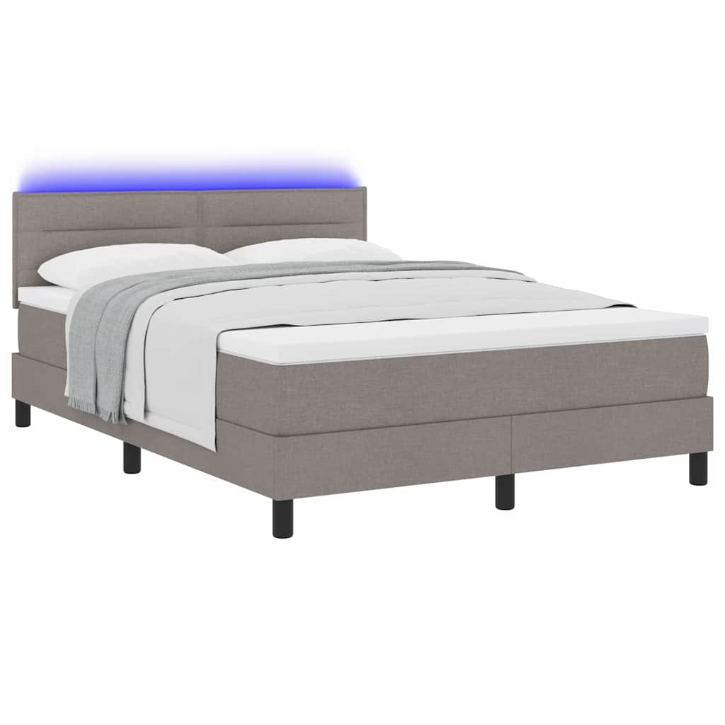 Letto a molle con materasso con led Talpa 140 x 200 cm Tessuto | homemem39