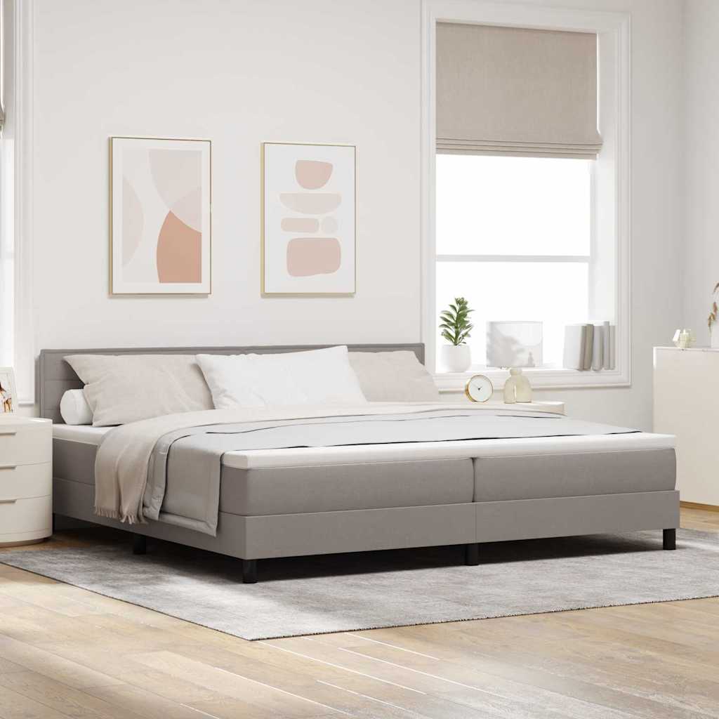 Letto a molle con materasso con led Talpa 200 x 200 cm Tessuto | homemem39