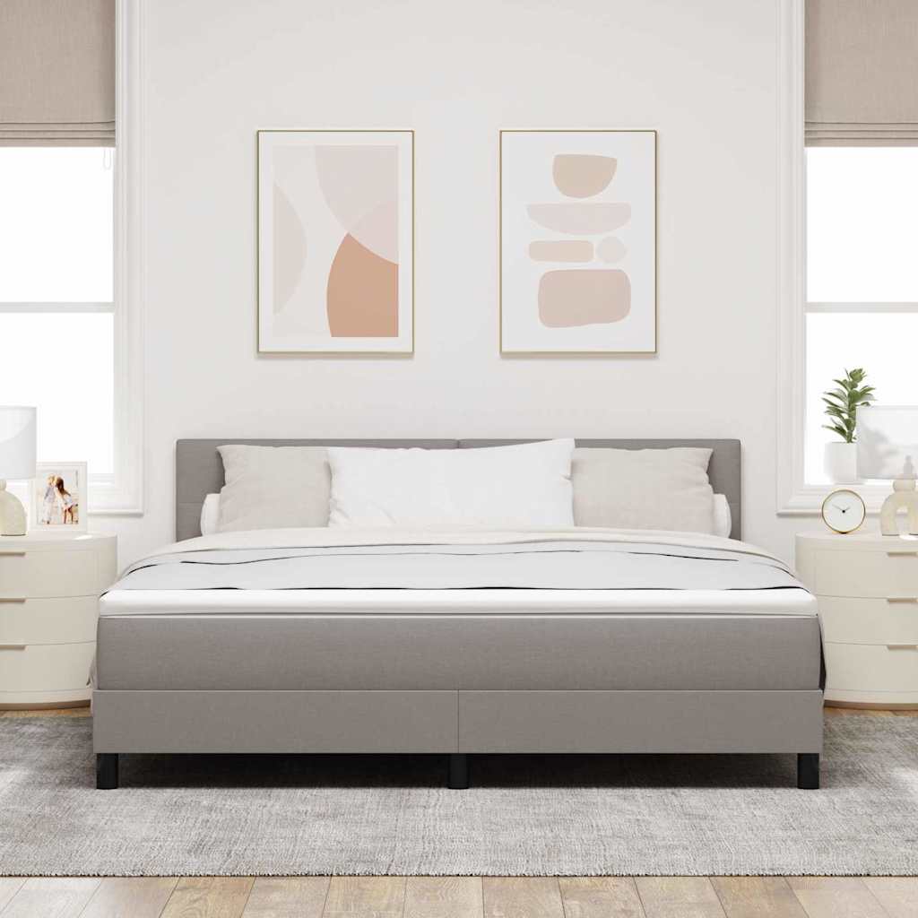 Letto a molle con strisce LED Talpa 180 x 200 cm Tessuto | homemem39