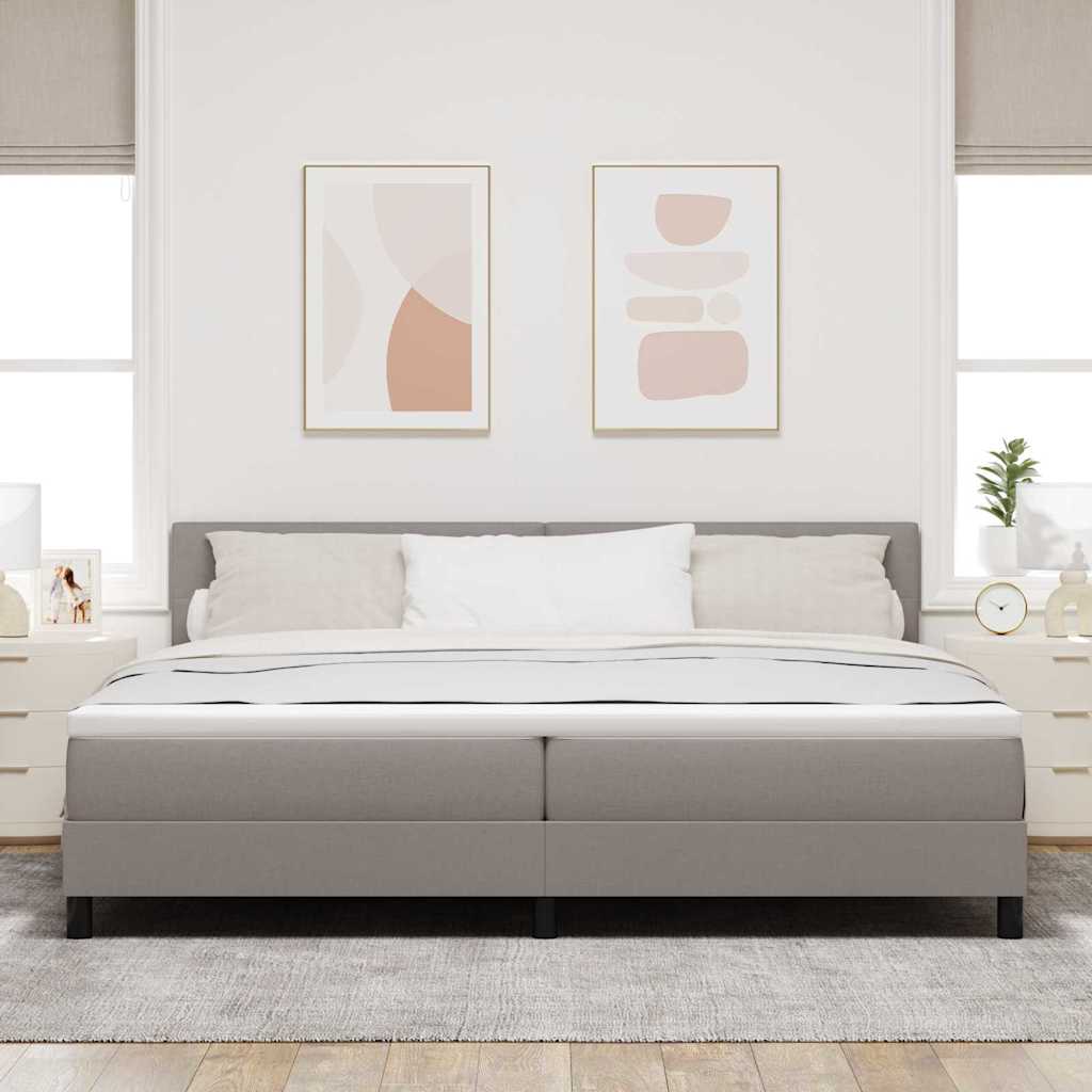Letto a molle con strisce LED Talpa 200 x 200 cm Tessuto | homemem39