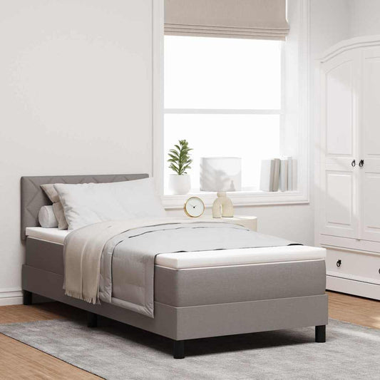 Letto a molle con strisce LED Talpa 90 x 190 cm Tessuto | homemem39