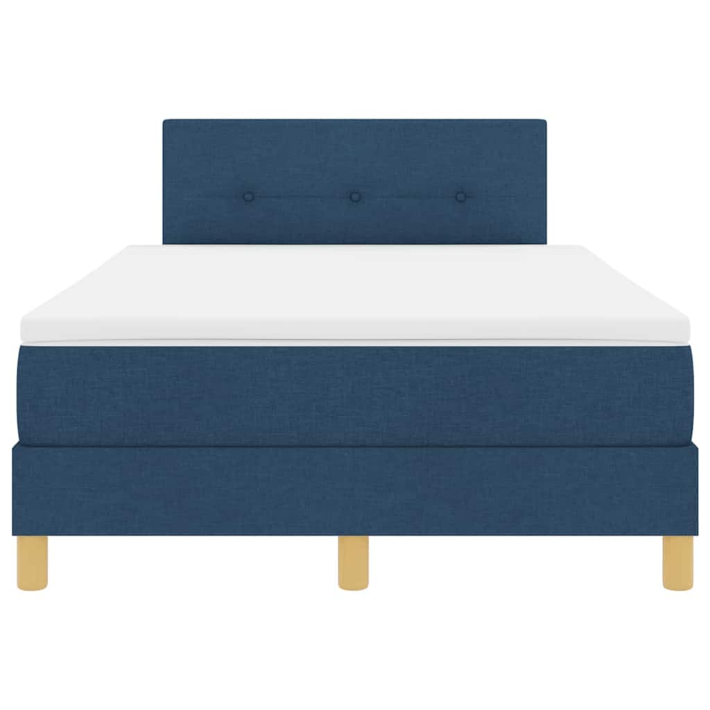Letto a Sorgente LED con strisce LED Blu 120 x 200 cm Tessuto | homemem39