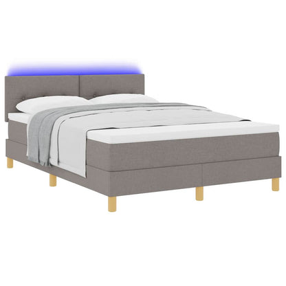Letto a Sorgente LED con strisce LED Talpa 140 x 200 cm Tessuto | homemem39