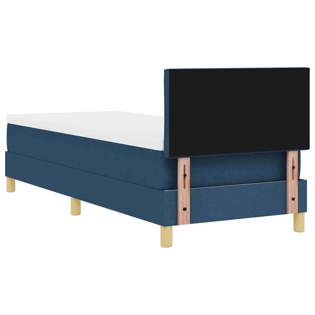 Letto a Sorgente LED con strisce LED Blu 80 x 200 cm Tessuto | homemem39