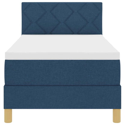 Letto a Sorgente LED con strisce LED Blu 80 x 200 cm Tessuto | homemem39