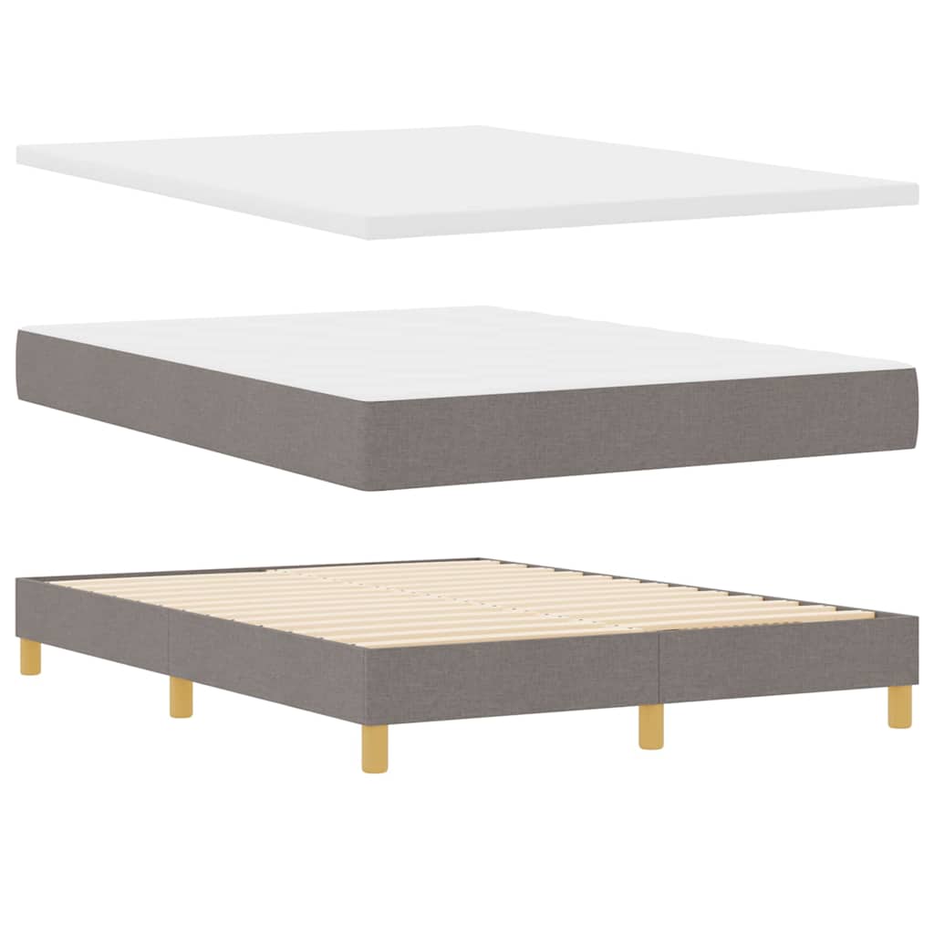 Letto a Sorgente LED con testiera Talpa 140 x 190 cm Tessuto | homemem39
