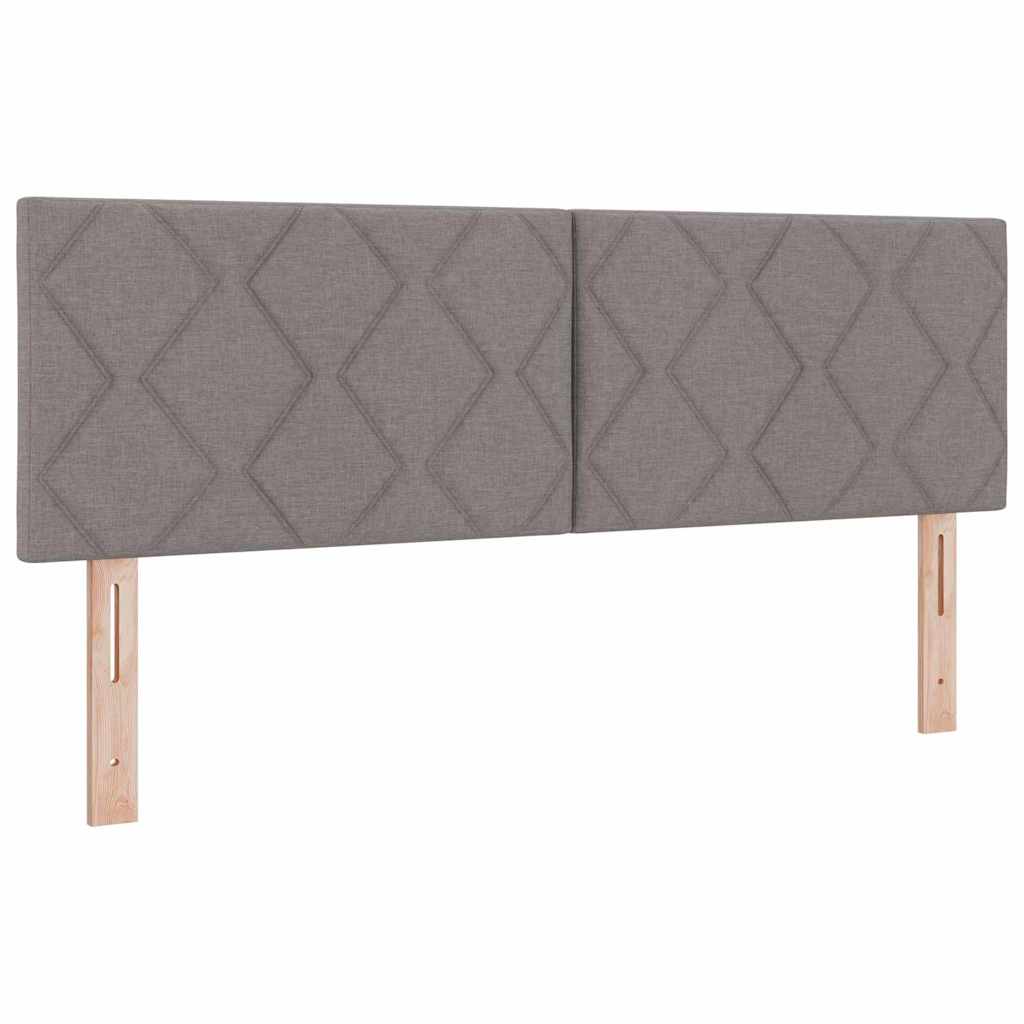 Letto a Sorgente LED con testiera Talpa 140 x 190 cm Tessuto | homemem39
