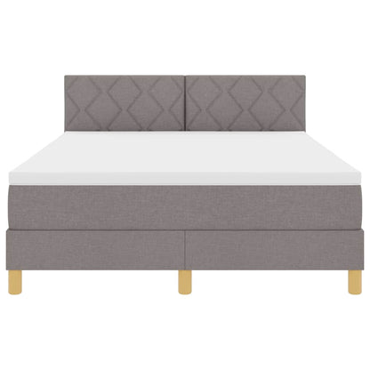 Letto a Sorgente LED con testiera Talpa 140 x 190 cm Tessuto | homemem39