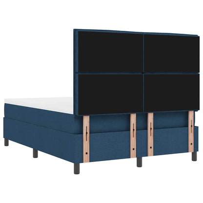 Letto a molle con materasso con led Blu 140 x 190 cm Tessuto | homemem39