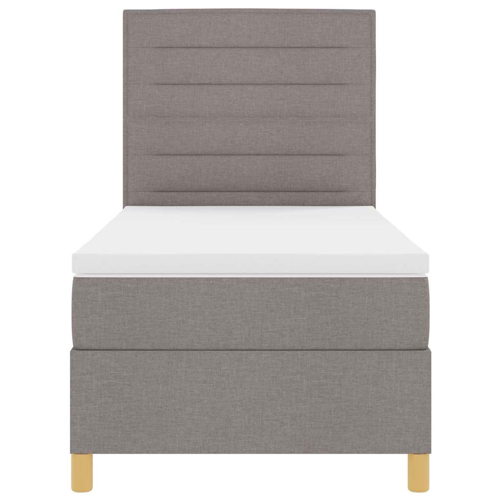 Letto a Sorgente LED con materasso Talpa 100 x 200 cm Tessuto | homemem39